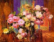 Bischoff, Franz Roses oil painting reproduction